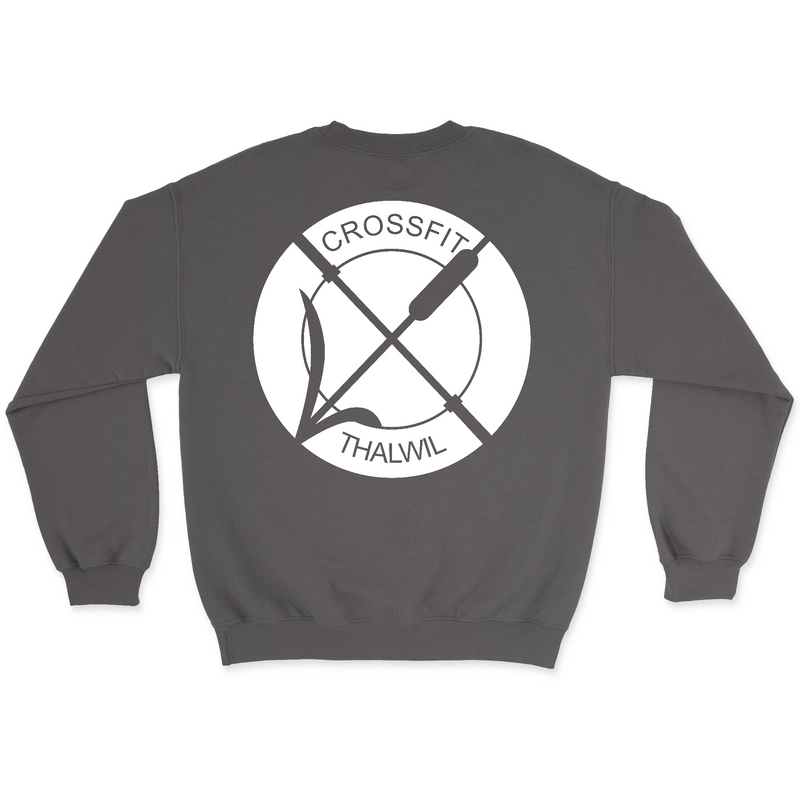 CrossFit Thalwil Pocket (White) Mens - Midweight Sweatshirt