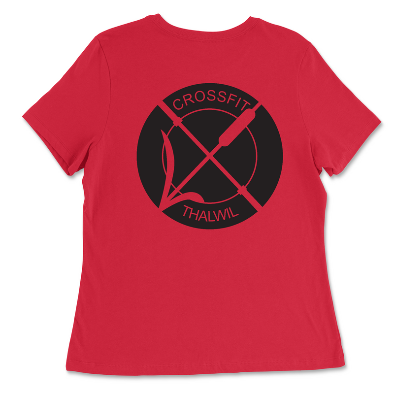CrossFit Thalwil Pocket Womens - Relaxed Jersey T-Shirt