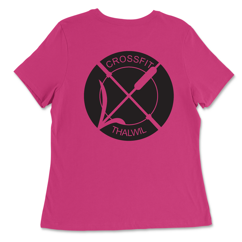 CrossFit Thalwil Pocket Womens - Relaxed Jersey T-Shirt