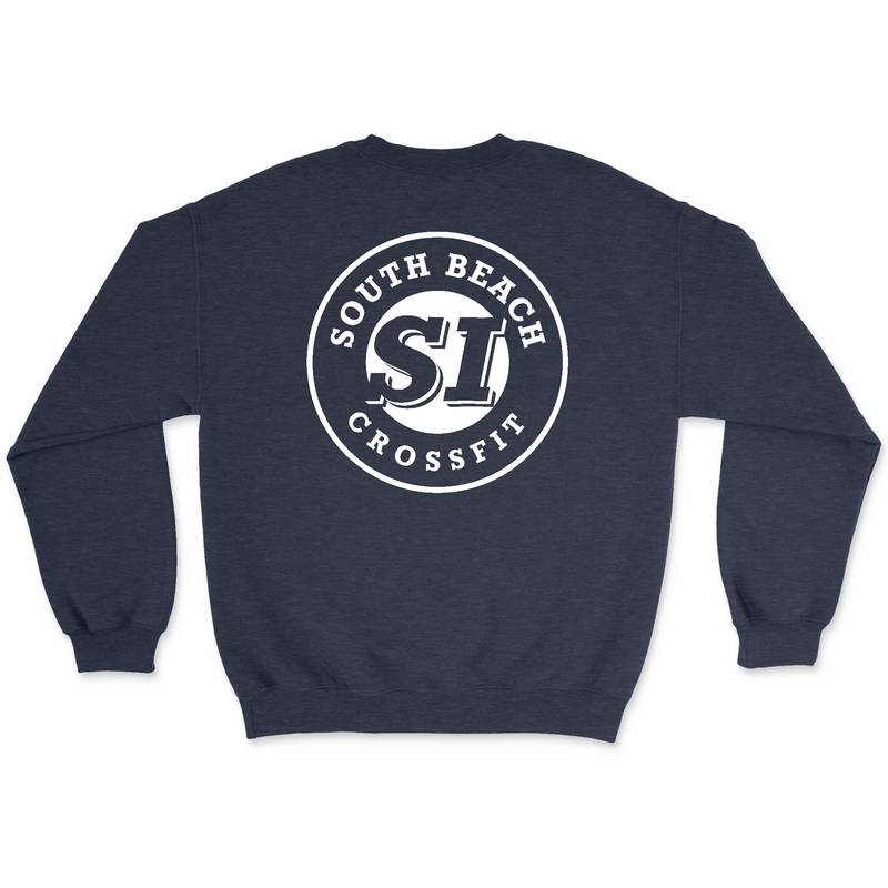 South Beach CrossFit SI Standard (White) Mens - Midweight Sweatshirt