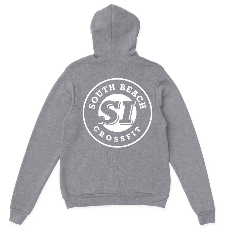 South Beach CrossFit SI Standard (White) Mens - Hoodie