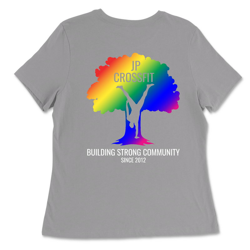 JP CrossFit Rainbow Womens - Relaxed Jersey T-Shirt