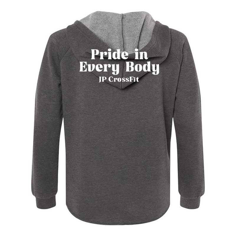 JP CrossFit Pride Flag Barbells Womens - Hoodie
