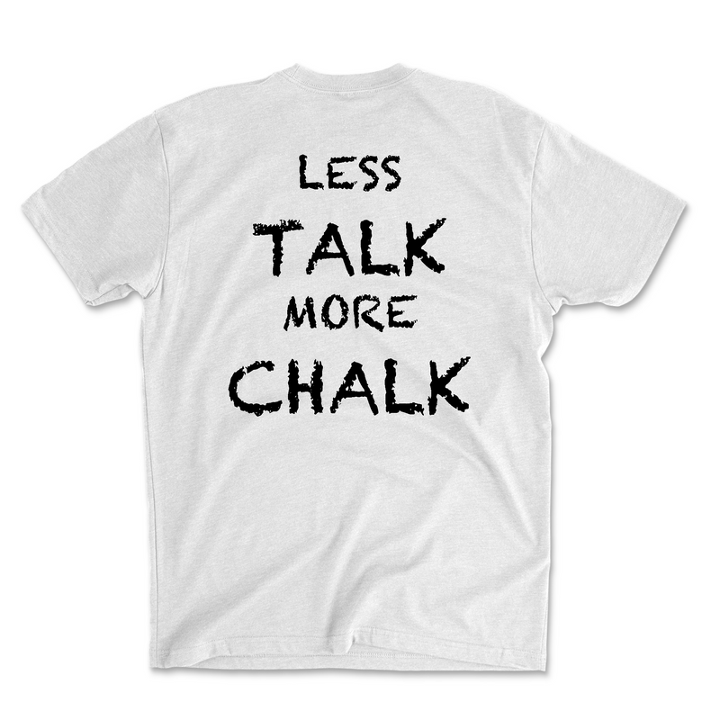 Owensboro CrossFit Less Talk More Chalk (Black) Mens - T-Shirt