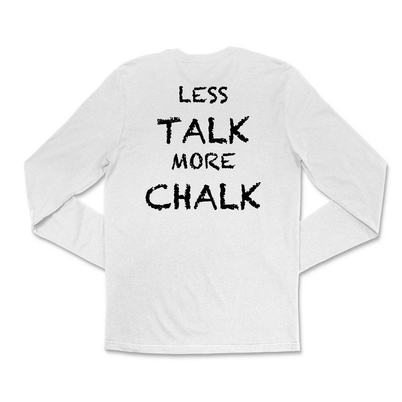 Owensboro CrossFit Less Talk More Chalk (Black) Mens - Long Sleeve