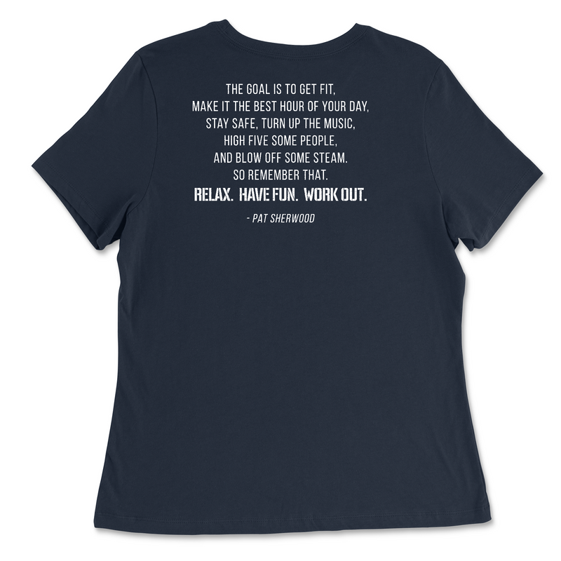 Max Oxygen CrossFit MO2CF White Womens - Relaxed Jersey T-Shirt