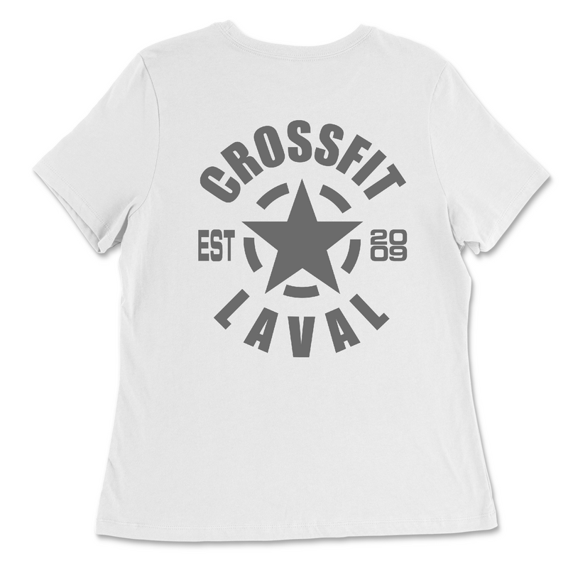 CrossFit Laval Gray Womens - Relaxed Jersey T-Shirt