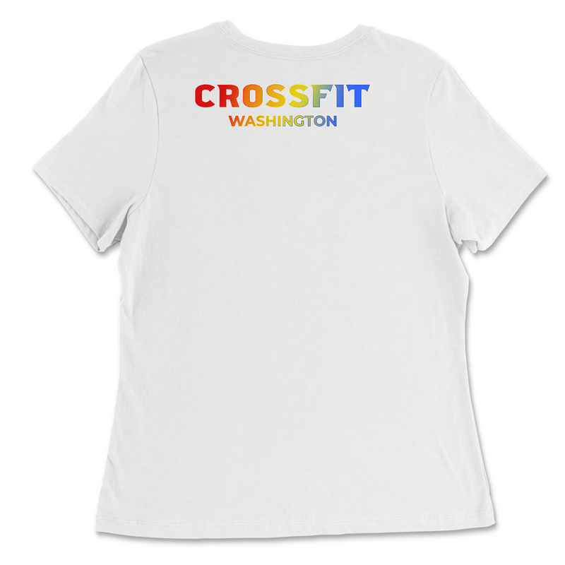 CrossFit Washington Gradient Womens - Relaxed Jersey T-Shirt