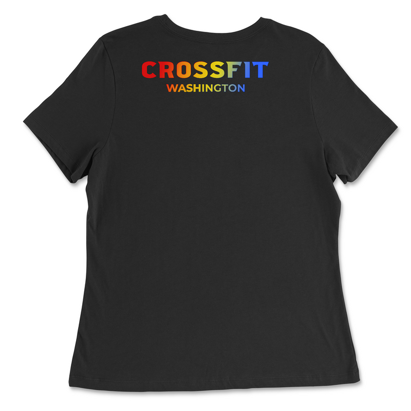 CrossFit Washington Gradient Womens - Relaxed Jersey T-Shirt