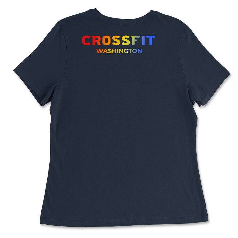 CrossFit Washington Gradient Womens - Relaxed Jersey T-Shirt