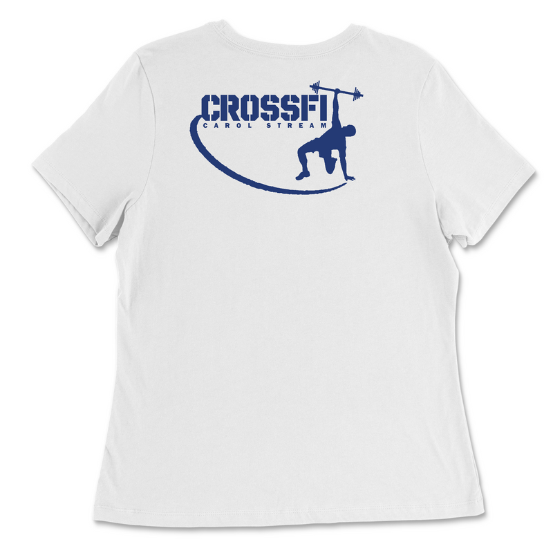 CrossFit Carol Stream Barbell Womens - Relaxed Jersey T-Shirt