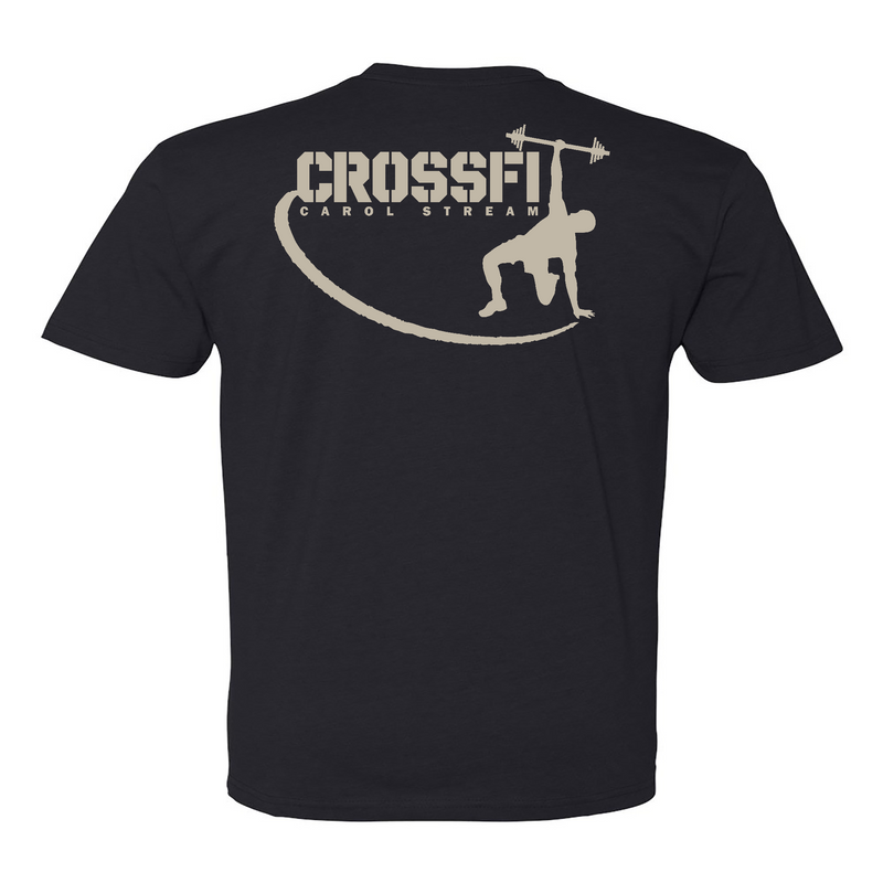 CrossFit Carol Stream Gray Mens - T-Shirt