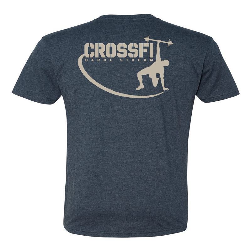 CrossFit Carol Stream Gray Mens - T-Shirt