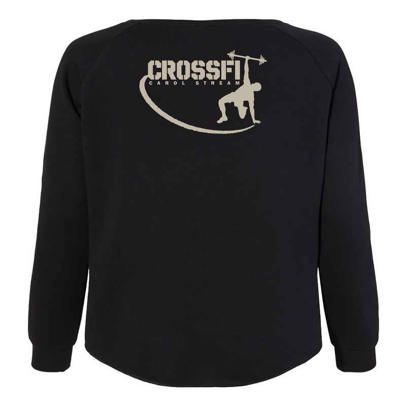 CrossFit Carol Stream Gray Womens - CrewNeck