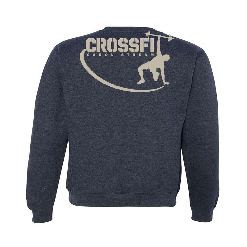 CrossFit Carol Stream Gray Mens - Midweight Sweatshirt