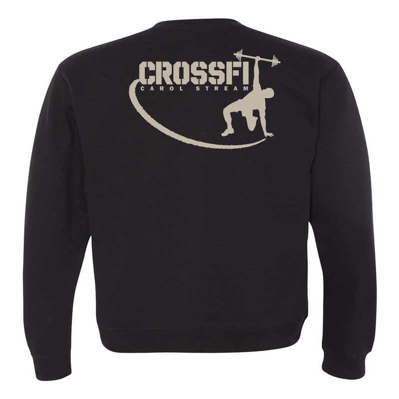 CrossFit Carol Stream Gray Mens - Midweight Sweatshirt