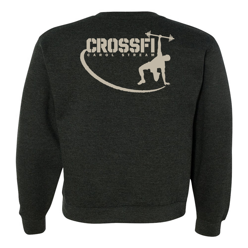 CrossFit Carol Stream Gray Mens - Midweight Sweatshirt