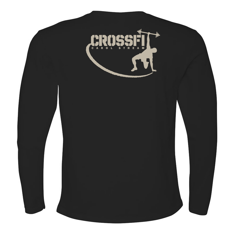 CrossFit Carol Stream Gray Mens - Long Sleeve
