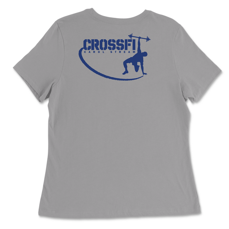 CrossFit Carol Stream Pocket Womens - Relaxed Jersey T-Shirt