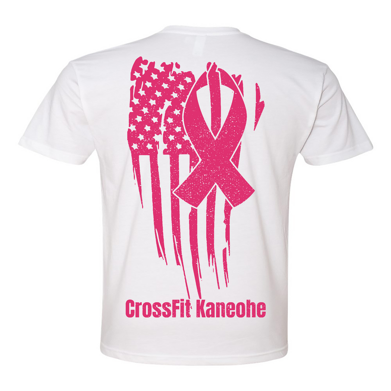 CrossFit Kaneohe Pink Ribbon Mens - T-Shirt