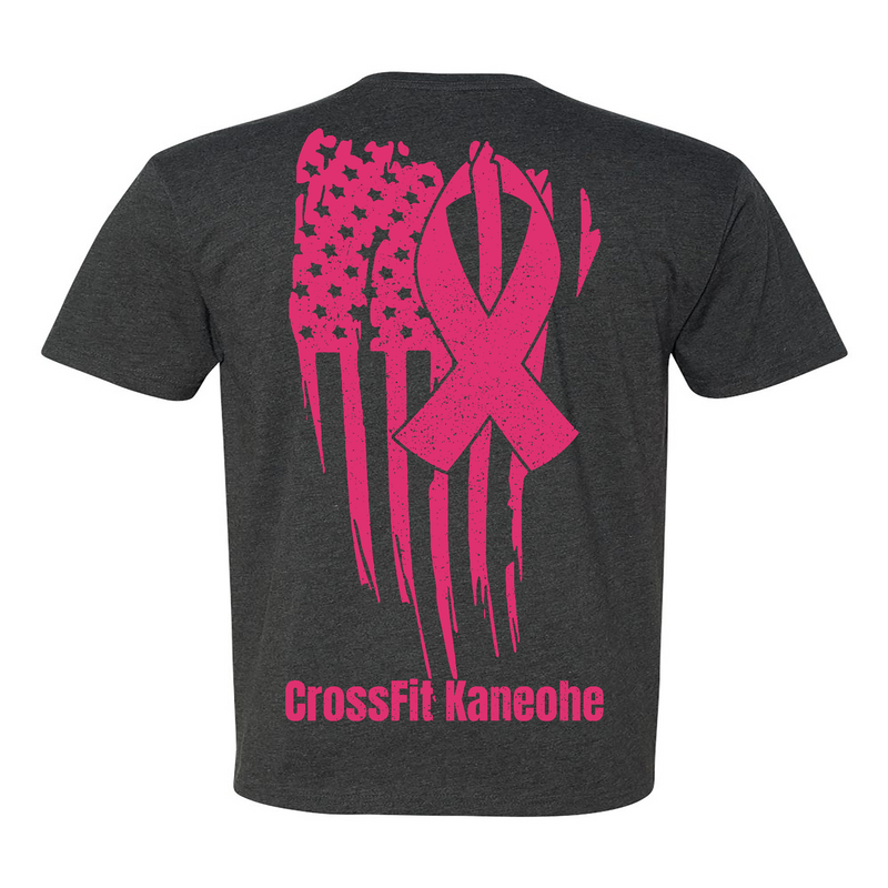 CrossFit Kaneohe Pink Ribbon Mens - T-Shirt