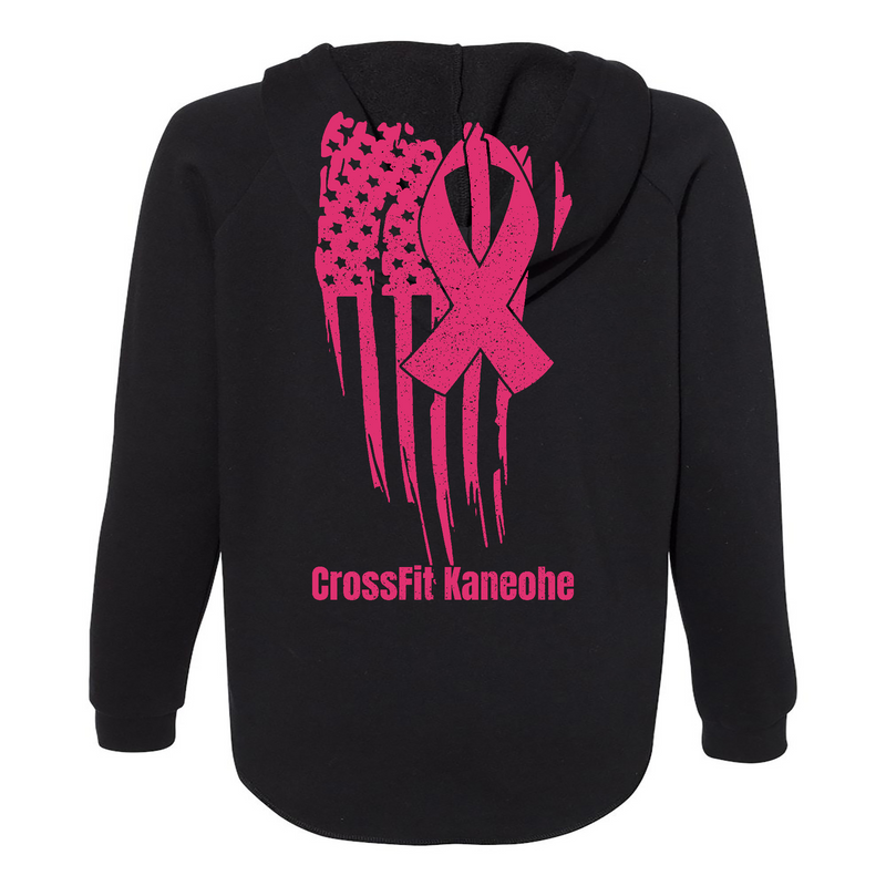 CrossFit Kaneohe Pink Ribbon Womens - Hoodie
