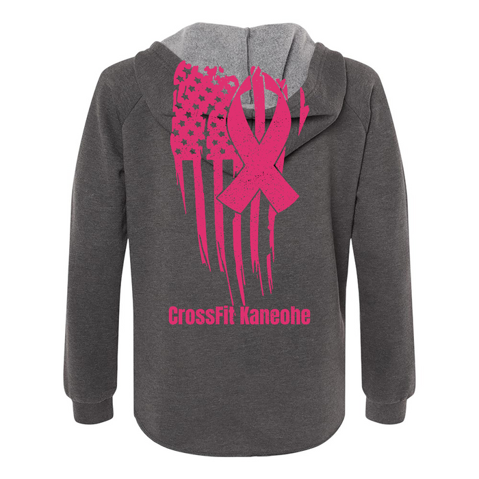 CrossFit Kaneohe Pink Ribbon Womens - Hoodie
