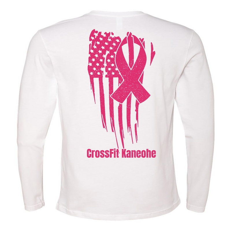 CrossFit Kaneohe Pink Ribbon Mens - Long Sleeve