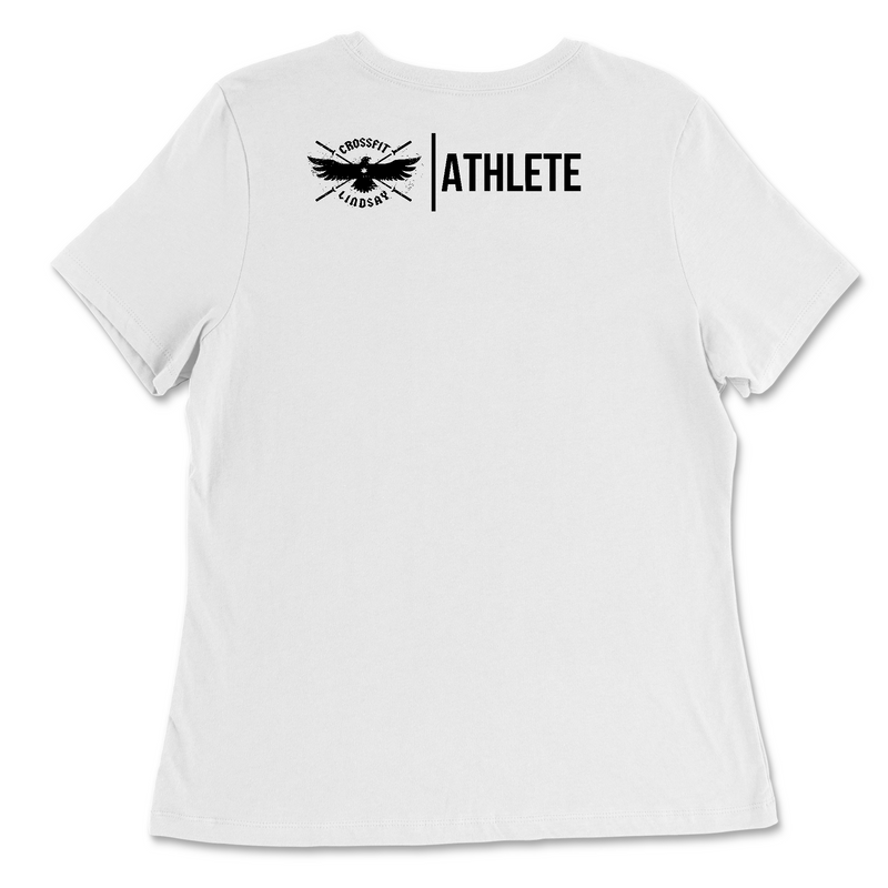 CrossFit Lindsay Athlete Womens - Relaxed Jersey T-Shirt