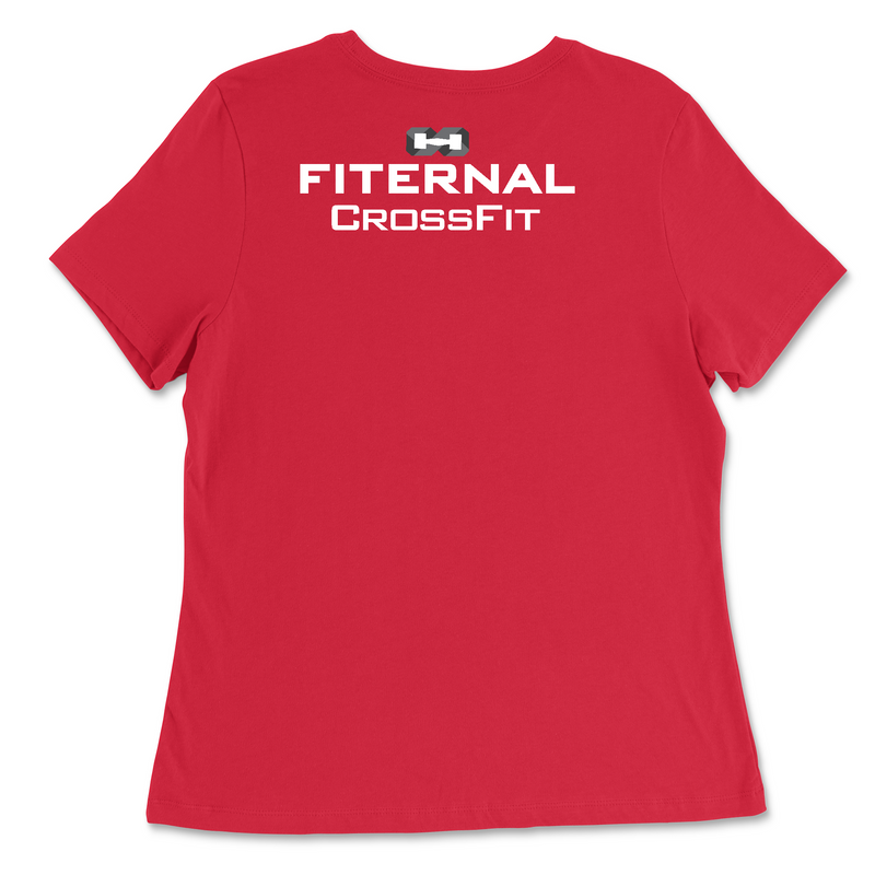 Fiternal CrossFit Handwritten Womens - Relaxed Jersey T-Shirt