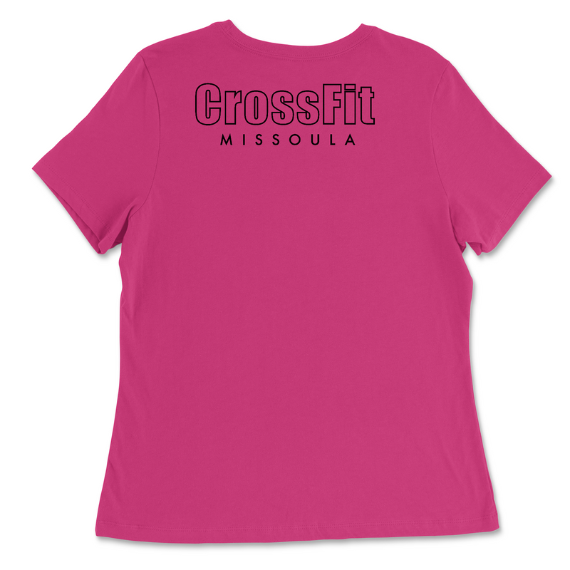 CrossFit Missoula Standard Womens - Relaxed Jersey T-Shirt