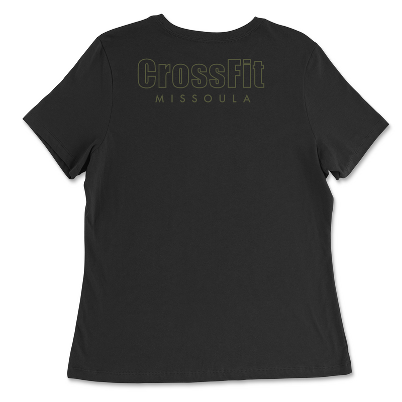 CrossFit Missoula Green Womens - Relaxed Jersey T-Shirt