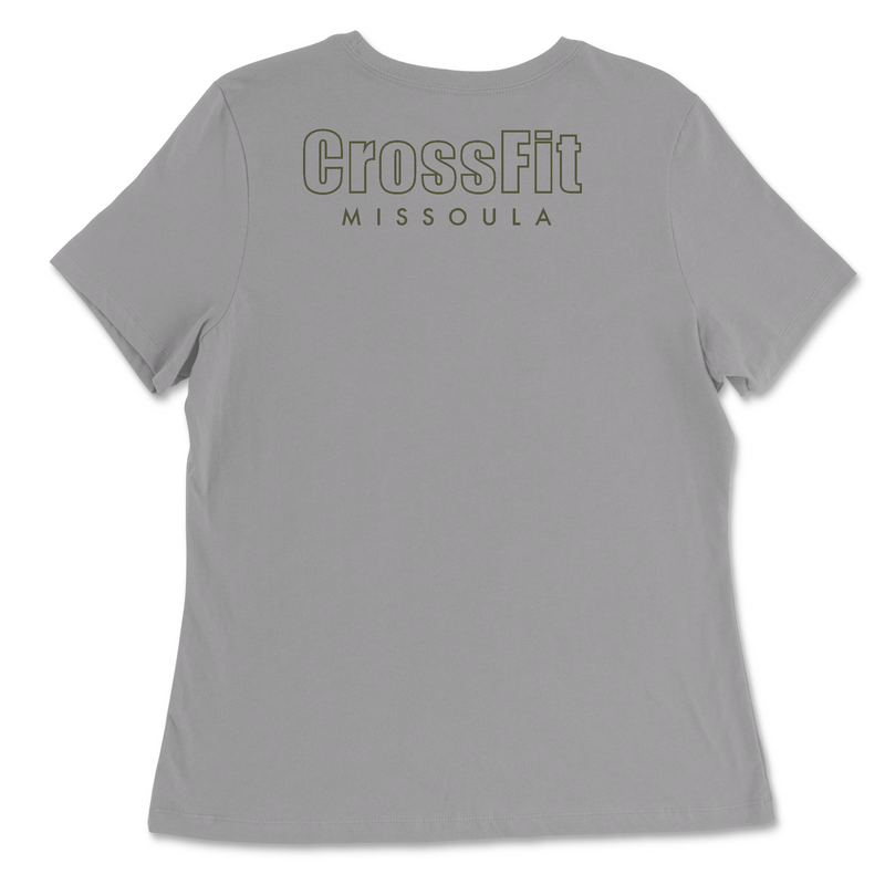 CrossFit Missoula Green Womens - Relaxed Jersey T-Shirt