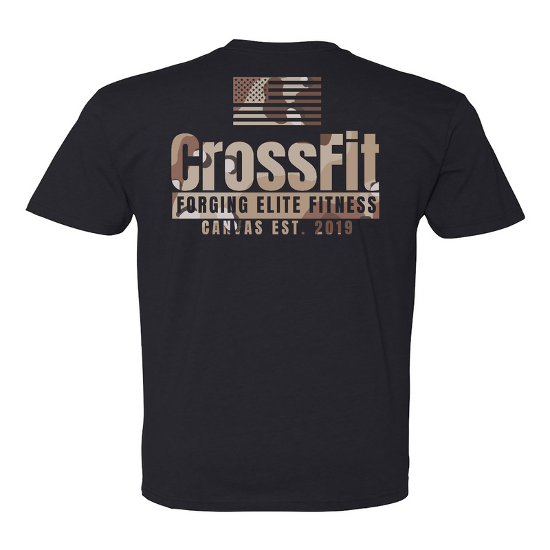 CrossFit Canvas Camo 1 Mens - T-Shirt