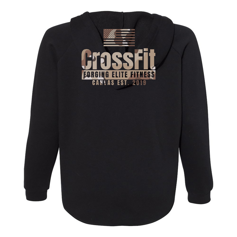 CrossFit Canvas Camo 1 Womens - Hoodie