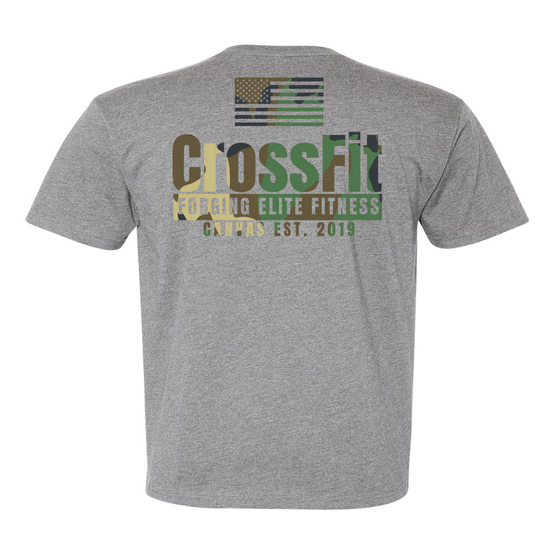 CrossFit Canvas Camo 2 Mens - T-Shirt