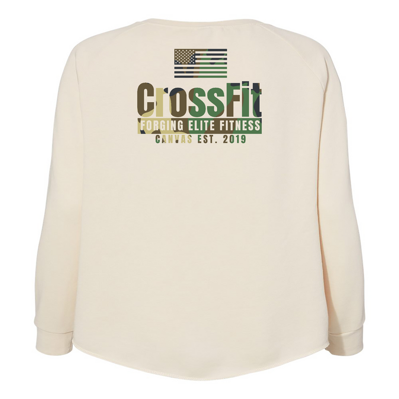 CrossFit Canvas Camo 2 Womens - CrewNeck