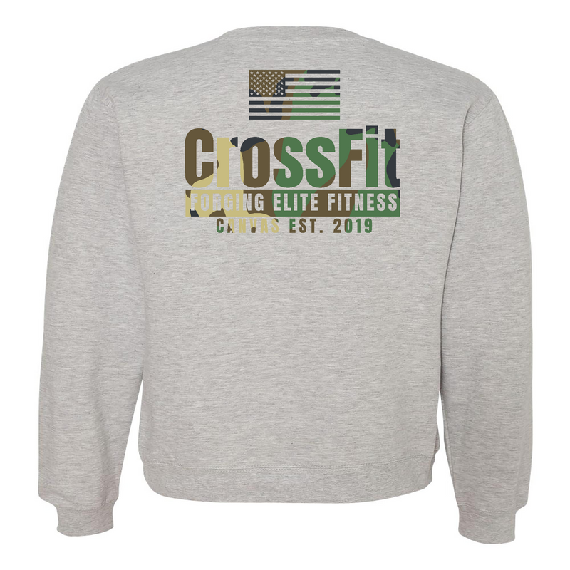 CrossFit Canvas Camo 2 Mens - Midweight Sweatshirt