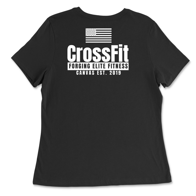 CrossFit Canvas Pocket Womens - Relaxed Jersey T-Shirt
