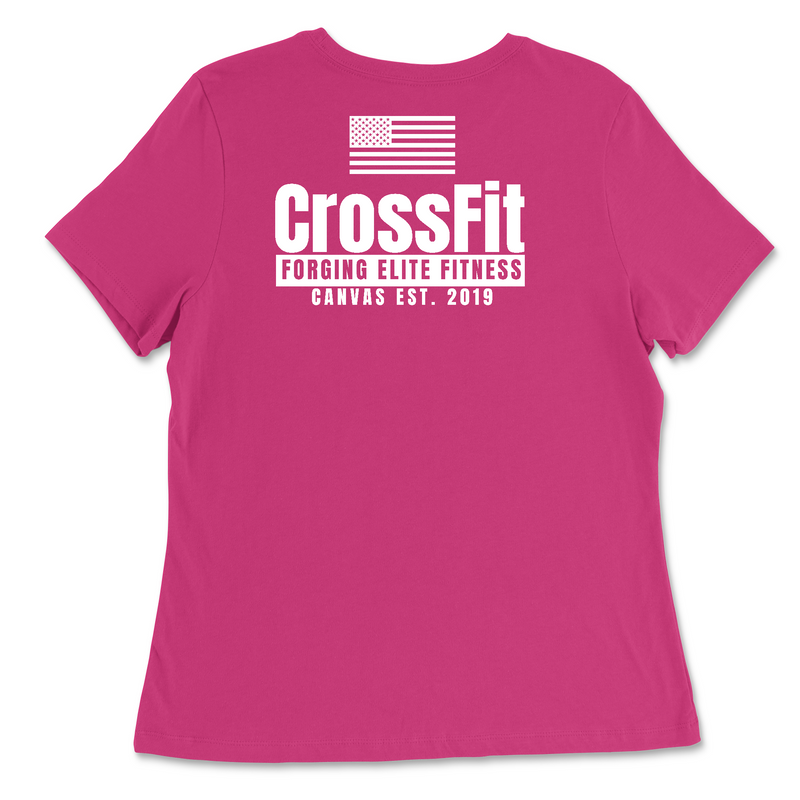 CrossFit Canvas Pocket Womens - Relaxed Jersey T-Shirt