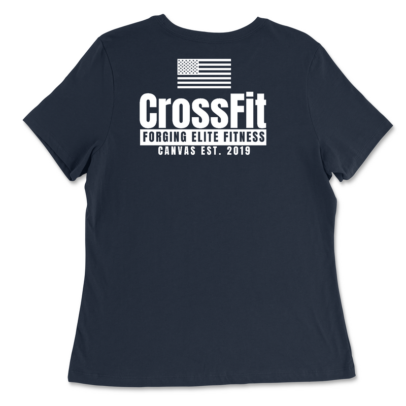 CrossFit Canvas Pocket Womens - Relaxed Jersey T-Shirt