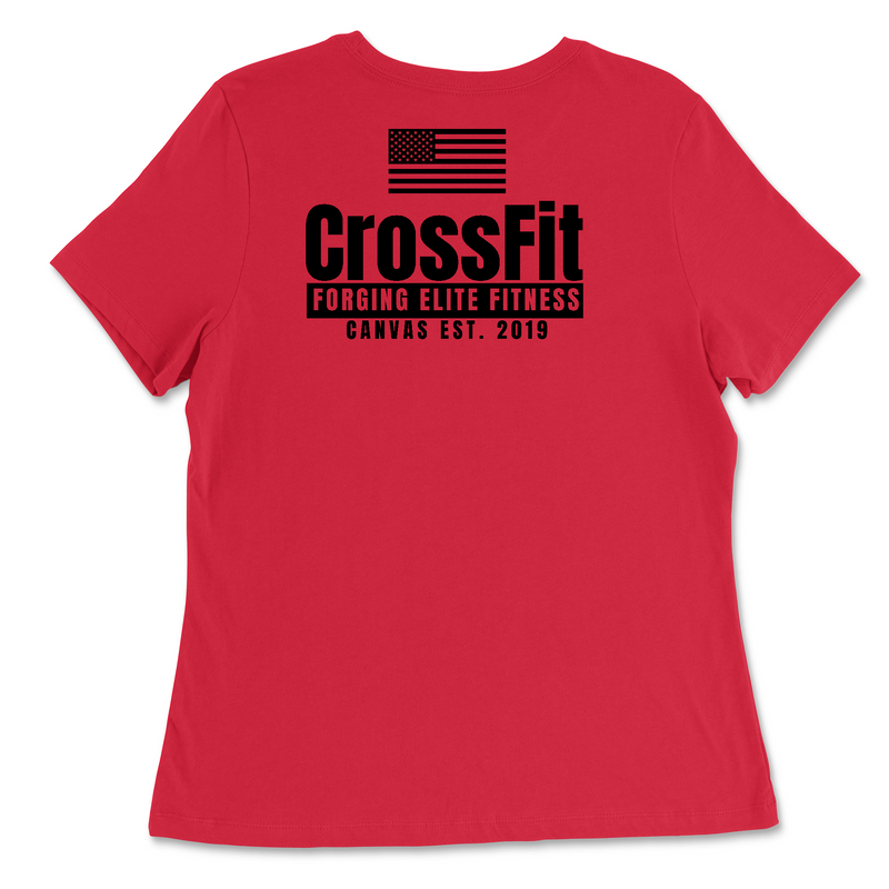 CrossFit Canvas Pocket Womens - Relaxed Jersey T-Shirt