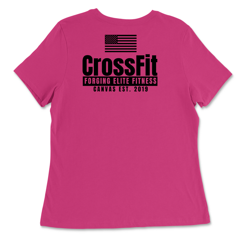 CrossFit Canvas Pocket Womens - Relaxed Jersey T-Shirt