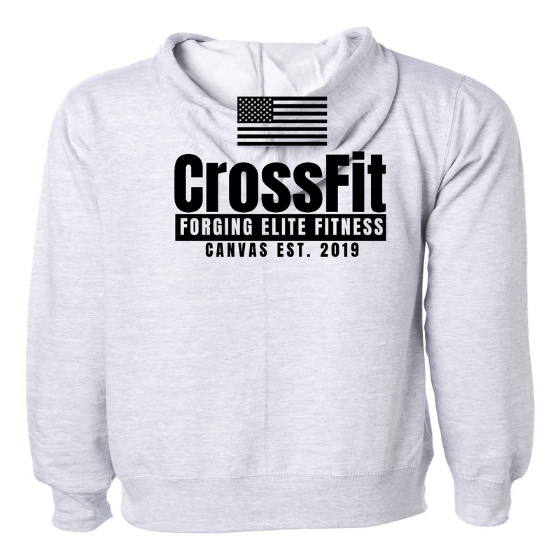 CrossFit Canvas Flag Mens - Hoodie