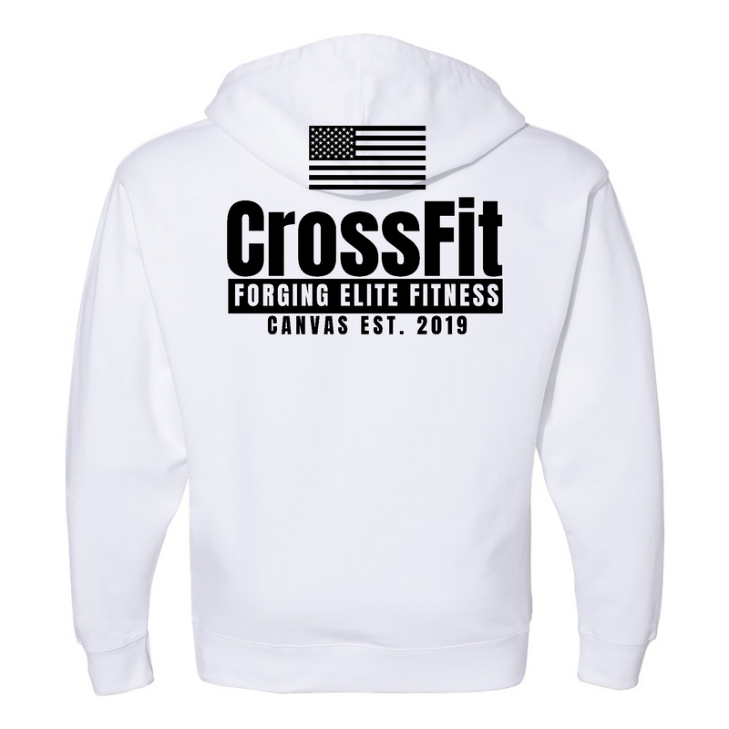 CrossFit Canvas Flag Mens - Hoodie
