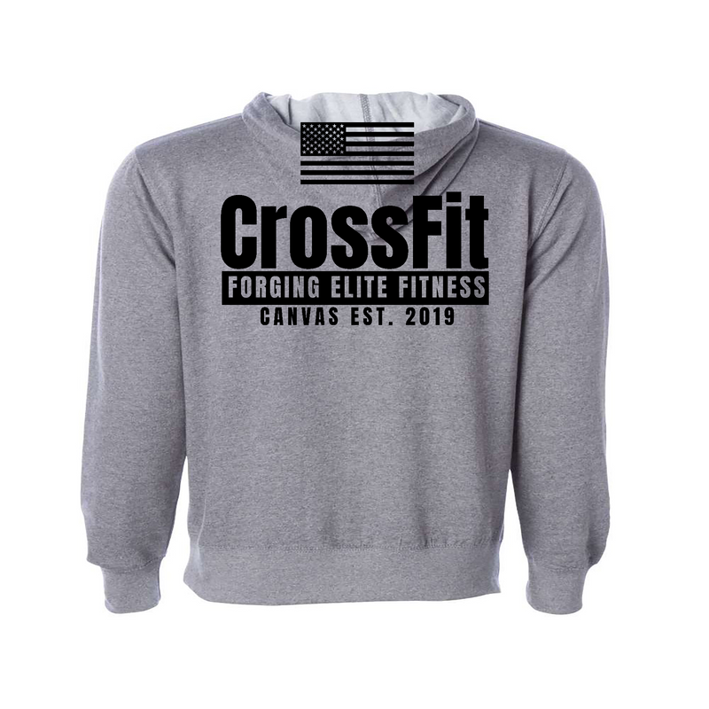 CrossFit Canvas Flag Mens - Hoodie