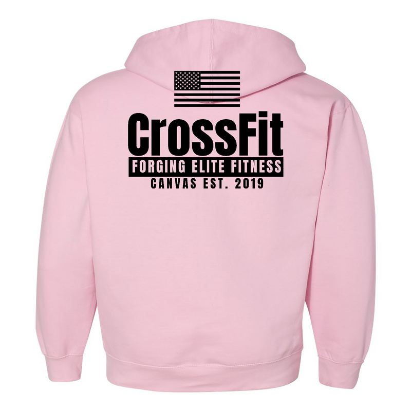 CrossFit Canvas Flag Mens - Hoodie