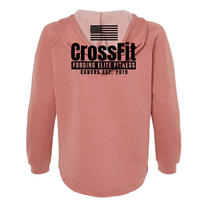 CrossFit Canvas Flag Womens - Hoodie