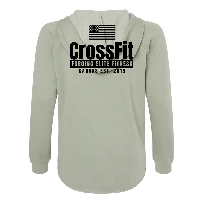 CrossFit Canvas Flag Womens - Hoodie