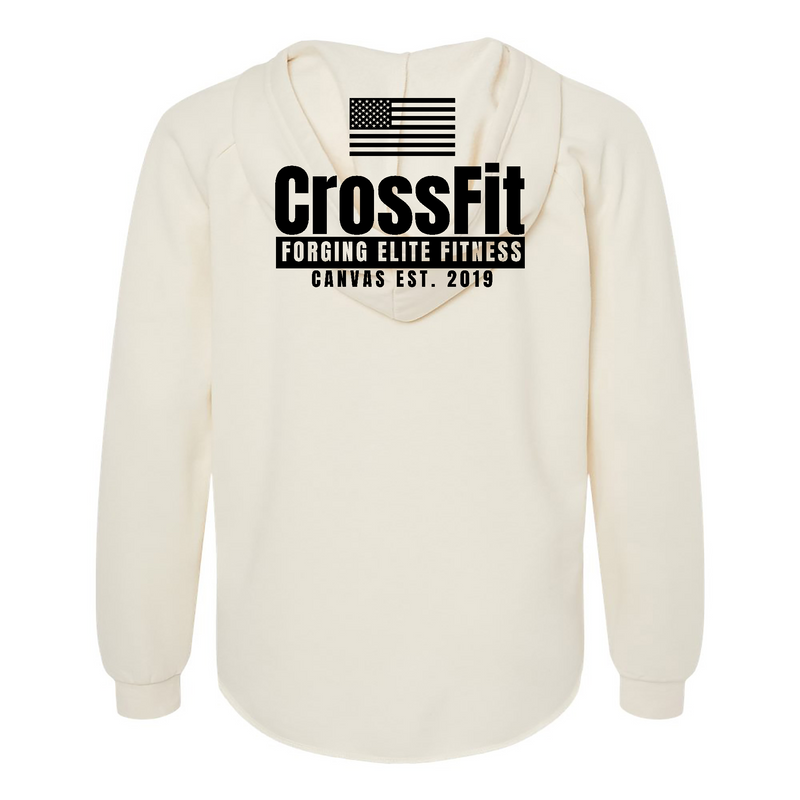 CrossFit Canvas Flag Womens - Hoodie
